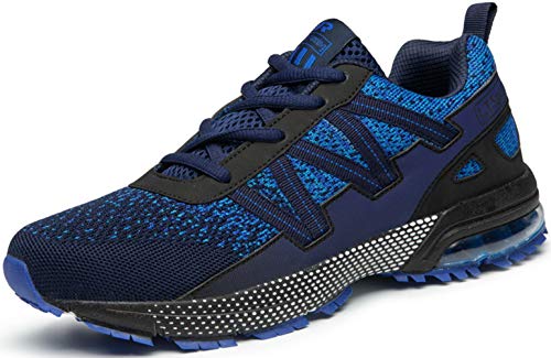 Zapatillas para Correr con Amortiguación Zapatillas para Zapatos de Running Zapatillas Ligero de Carretera al Aire Libre Transpirable para Hombres Azul 44 Zapatillas para Correr con Amortiguación Zapatillas para Zapatos de Running Zapatillas Ligero de Carretera al Aire Libre Transpirable para Hombres Azul 44