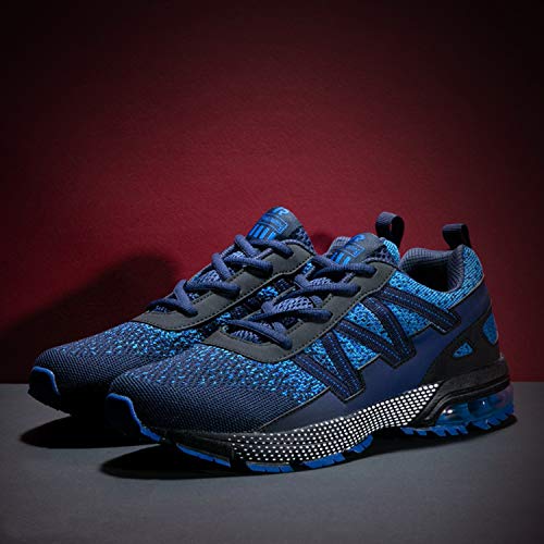 Zapatillas para Correr con Amortiguación Zapatillas para Zapatos de Running Zapatillas Ligero de Carretera al Aire Libre Transpirable para Hombres Azul 44 Zapatillas para Correr con Amortiguación Zapatillas para Zapatos de Running Zapatillas Ligero de Carretera al Aire Libre Transpirable para Hombres Azul 44