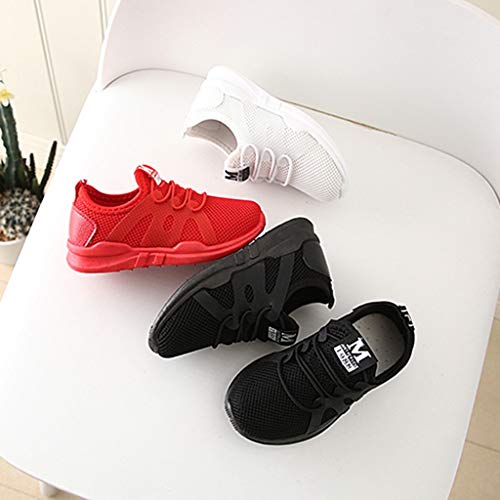 Zapatillas para Niños Niñas Deportivas Verano 2019 PAOLIAN Zapatos de Deportes Niños Unisex Otoño Running Casual Suela Blanda Baratas Calzado Vestir Niñas Antideslizante 26-34 EU