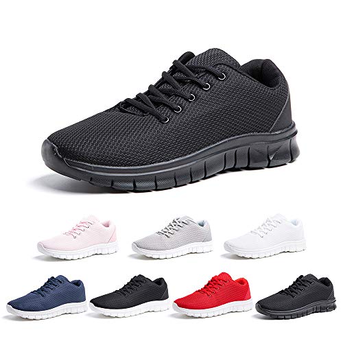 Zapatillas Running Hombre Zapatos Deportivos con Cordones Casuales Sneakers Sport Fitness Gym Outdoor Transpirable Comodas Calzado Negro Talla 44 Zapatillas Running Hombre Zapatos Deportivos con Cordones Casuales Sneakers Sport Fitness Gym Outdoor Transpirable Comodas Calzado Negro Talla 44