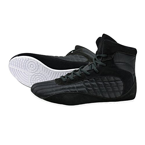 Zapatills de FOX-FIGHT para deportes de lucha, rings, fitness, color Negro, talla 40 EU