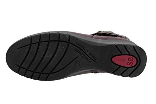 Zapato Cómodo Mujer Botín Natur Burdeos 195974 PieSanto Zapato Cómodo Mujer Botín Natur Burdeos 195974 PieSanto