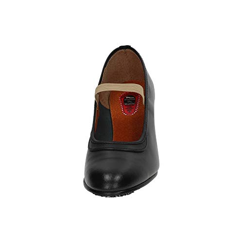 ZAPATOP 24 Baile Profesional NIÑA Zapatos TACÓN Negro 39