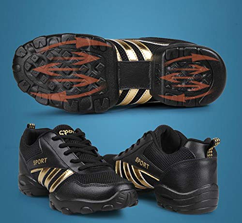 Zapatos Baile Latino para Hombre Comodos Transpirable Slip On Zapatillas Jazz Calzado de Baile Danza Moderna Zapatos Baile Latino para Hombre Comodos Transpirable Slip On Zapatillas Jazz Calzado de Baile Danza Moderna