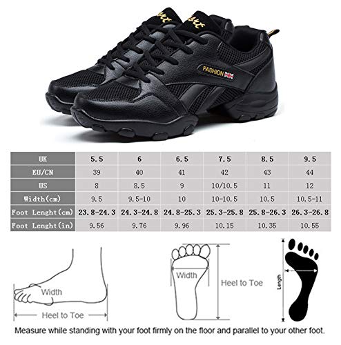 Zapatos Baile Latino para Hombre Comodos Transpirable Slip On Zapatillas Jazz Calzado de Baile Danza Moderna Zapatos Baile Latino para Hombre Comodos Transpirable Slip On Zapatillas Jazz Calzado de Baile Danza Moderna