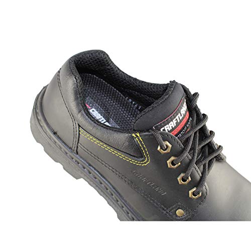 Zapatos Craftland Córdoba S3 SRC Trabajo Bauschuhe Plana Negro B-Stock, Tamaño:39 EU Zapatos Craftland Córdoba S3 SRC Trabajo Bauschuhe Plana Negro B-Stock, Tamaño:39 EU