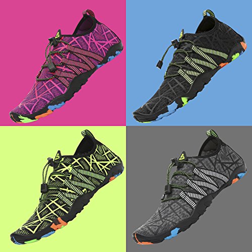 Zapatos de Agua para Buceo Snorkel Surf Piscina Playa Vela Mar Río Aqua Cycling Deportes Acuáticos Calzado de Natación Escarpines para Mujer,Morado 38 Zapatos de Agua para Buceo Snorkel Surf Piscina Playa Vela Mar Río Aqua Cycling Deportes Acuáticos Calzado de Natación Escarpines para Mujer,Morado 38
