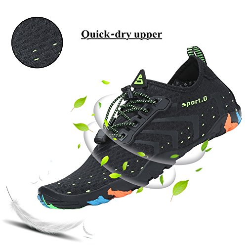 Zapatos de Agua Transpirable Piscina Playa Yoga Zapatillas de Escarpines para Hombre Mujer,A21 Negro,42 Zapatos de Agua Transpirable Piscina Playa Yoga Zapatillas de Escarpines para Hombre Mujer,A21 Negro,42
