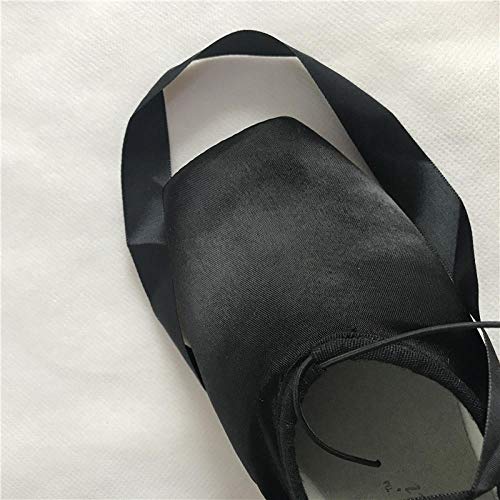 Zapatos de Baile de Ballet A3 para niños y Adultos, Zapatos de Baile en Punta, Zapatos Profesionales con Cintas, Zapatillas de Deporte para Mujer-Negro_35 Zapatos de Baile de Ballet A3 para niños y Adultos, Zapatos de Baile en Punta, Zapatos Profesionales con Cintas, Zapatillas de Deporte para Mujer-Negro_35