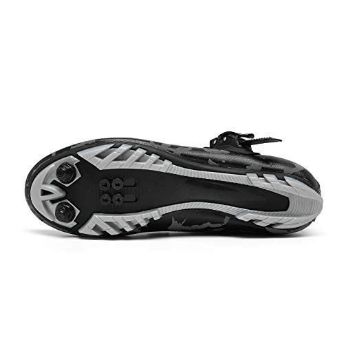 Zapatos De Ciclismo De Montaña Zapatos De Bicicleta Al Aire Libre Ligeros Con Placa De Bloqueo Discolorización Antideslizante Fijados De Trinquete Para Hombres Mujeres,Gris,43EU Zapatos De Ciclismo De Montaña Zapatos De Bicicleta Al Aire Libre Ligeros Con Placa De Bloqueo Discolorización Antideslizante Fijados De Trinquete Para Hombres Mujeres,Gris,43EU