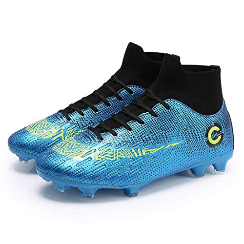 Zapatos de Fútbol para Hombre Spike Aire Libre Atletismo Profesionales Tacos Zapatillas de Fútbol Transpirables Botas