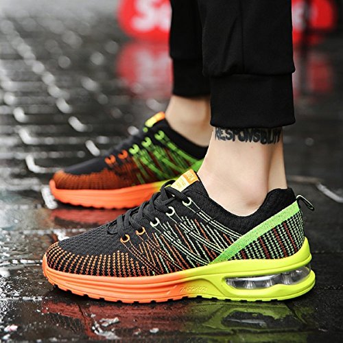 Zapatos de Running Para Hombre Zapatillas Deportivo Outdoor Calzado Asfalto Sneakers Negro Naranja 39 Zapatos de Running Para Hombre Zapatillas Deportivo Outdoor Calzado Asfalto Sneakers Negro Naranja 39