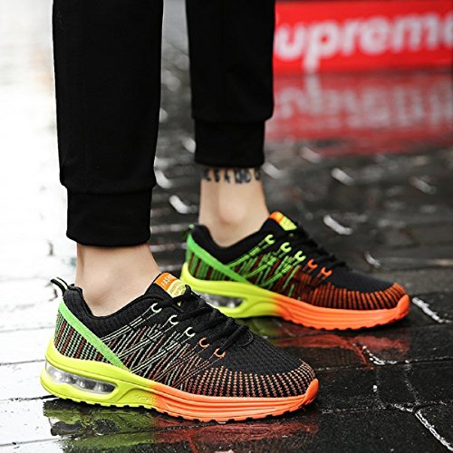 Zapatos de Running Para Hombre Zapatillas Deportivo Outdoor Calzado Asfalto Sneakers Negro Naranja 39 Zapatos de Running Para Hombre Zapatillas Deportivo Outdoor Calzado Asfalto Sneakers Negro Naranja 39