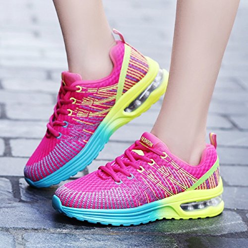 Zapatos de Running Para Mujer Zapatillas Deportivo Outdoor Calzado Asfalto Sneakers Rosa 39 Zapatos de Running Para Mujer Zapatillas Deportivo Outdoor Calzado Asfalto Sneakers Rosa 39