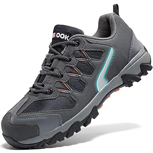 Zapatos de Seguridad para Hombre con Puntera de Acero Zapatillas de Seguridad Trabajo, Calzado de Industrial y Deportiva(A Gris,43 EU) Zapatos de Seguridad para Hombre con Puntera de Acero Zapatillas de Seguridad Trabajo, Calzado de Industrial y Deportiva(A Gris,43 EU)