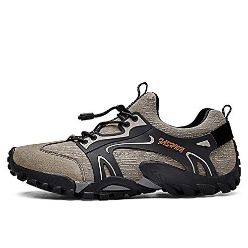 Zapatos de Senderismo para Hombres Antideslizantes Ligeras Zapatillas de Escalada Calzado de Trekking para Correr Alpinismo Gimnasio Deportes al Aire Libre