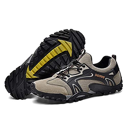 Zapatos de Senderismo para Hombres Antideslizantes Ligeras Zapatillas de Escalada Calzado de Trekking para Correr Alpinismo Gimnasio Deportes al Aire Libre