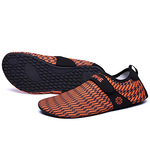 Zapatos de Snorkel para Nadar,Zapatos de Playa natación Deportes Zapatos Suaves Fitness Yoga Shoes-J City_39/40,Suela de Goma Zapatos de Agua