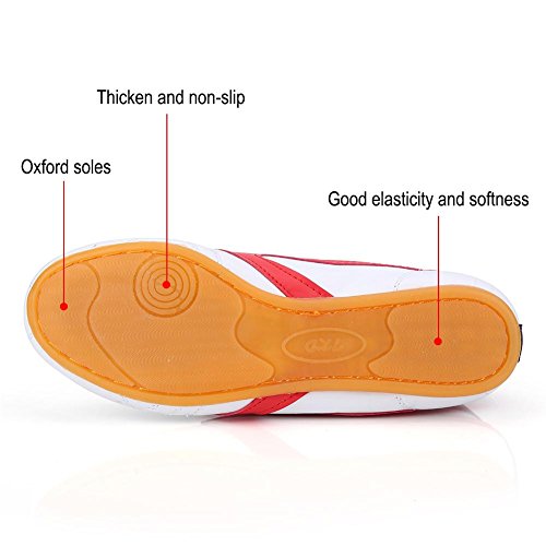 Zapatos de Taekwondo Unisex Zapatillas de Artes Marciales Kung Fu Karate Boxeo Zapatillas de Deporte Gym Training Zapatos Ligeros y Transpirables para niños Adolescentes Adultos Calientes Zapatos de Taekwondo Unisex Zapatillas de Artes Marciales Kung Fu Karate Boxeo Zapatillas de Deporte Gym Training Zapatos Ligeros y Transpirables para niños Adolescentes Adultos Calientes