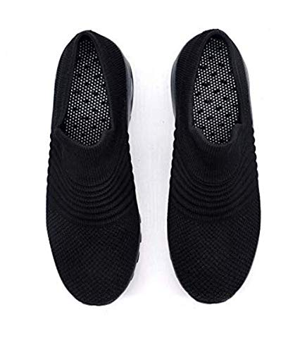 Zapatos de Trabajo Muy cómodos para Trabajos de hostelería y no resbalan-UniseZapatos Casuales Muy cómodos para Trabajos de hostelería y no resbalan-Unisex-adultox-Adulto (40 EU, Negro)