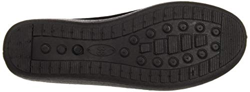 Zapatos Mary Jane de Terciopelo de Las Mujeres Algodón Negro Antigua Pekín Pisos de Tela Ejercicio de Yoga Zapatos de Baile (37 EU)，suba uno o Dos tamaños al Realizar el Pedido