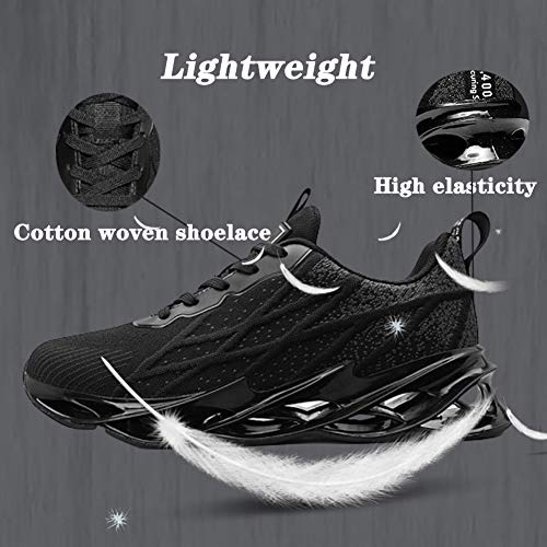 Zapatos para Correr Tenis para Hombres Calzado Deportivo Casual Running Gym Outdoor Black40