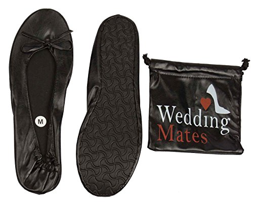 Zapatos plegables de Wedding Mates, color Negro, talla 39/40 EU