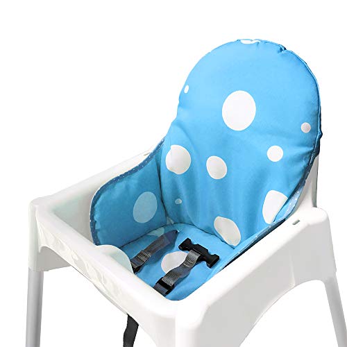 ZARPMA bebe Cojines para de Ikea Antilop Trona ,Lavable, Plegable, Silla Alta Cojines para Bebé,No Incluye Trona y CinturóN de Seguridad