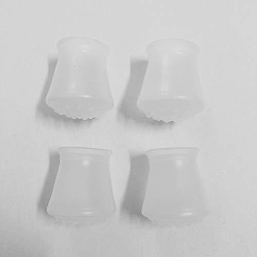 ZARPMA Funda de silicona para patas altas IKEA Antilop Highchair Antilop antideslizante para patas de sillas 4 psc (no incluye patas de silla) (blanco)