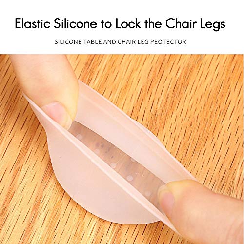 ZARPMA Funda de silicona para patas altas IKEA Antilop Highchair Antilop antideslizante para patas de sillas 4 psc (no incluye patas de silla) (blanco)