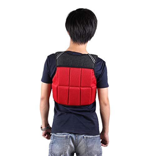 Zavddy Chaleco Lastrado Chalecos de Peso Chaleco ponderado Chaleco de Peso de 12 Libras Relleno de Arena Adecuado for Fitness Correr Pérdida de Peso Hombres Mujeres (Color : Red) Zavddy Chaleco Lastrado Chalecos de Peso Chaleco ponderado Chaleco de Peso de 12 Libras Relleno de Arena Adecuado for Fitness Correr Pérdida de Peso Hombres Mujeres (Color : Red)
