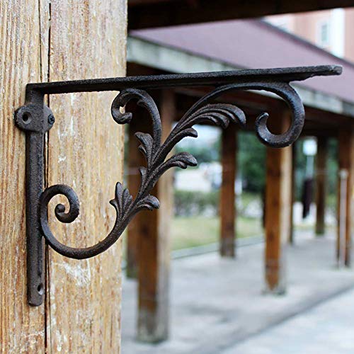 ZDY Soportes de Montaje en Pared rústicos, Soporte de Estante de triángulo de artesanía de Hierro, Mesa de banqueta de Mesa de Banco sólido Resistente, Soporte para Restaurante de Oficina en casa. ZDY Soportes de Montaje en Pared rústicos, Soporte de Estante de triángulo de artesanía de Hierro, Mesa de banqueta de Mesa de Banco sólido Resistente, Soporte para Restaurante de Oficina en casa.