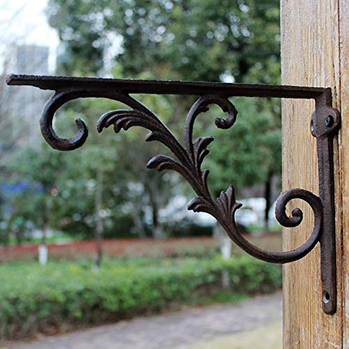 ZDY Soportes de Montaje en Pared rústicos, Soporte de Estante de triángulo de artesanía de Hierro, Mesa de banqueta de Mesa de Banco sólido Resistente, Soporte para Restaurante de Oficina en casa. ZDY Soportes de Montaje en Pared rústicos, Soporte de Estante de triángulo de artesanía de Hierro, Mesa de banqueta de Mesa de Banco sólido Resistente, Soporte para Restaurante de Oficina en casa.