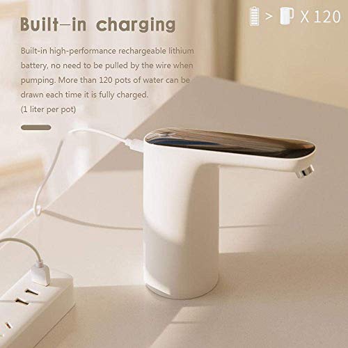 ZEERKEER Dispensador de Agua , Dispensador eléctrico de agua Portátil , puerto de carga USB, Bomba de Agua para Home、Office、Camping ZEERKEER Dispensador de Agua , Dispensador eléctrico de agua Portátil , puerto de carga USB, Bomba de Agua para Home、Office、Camping