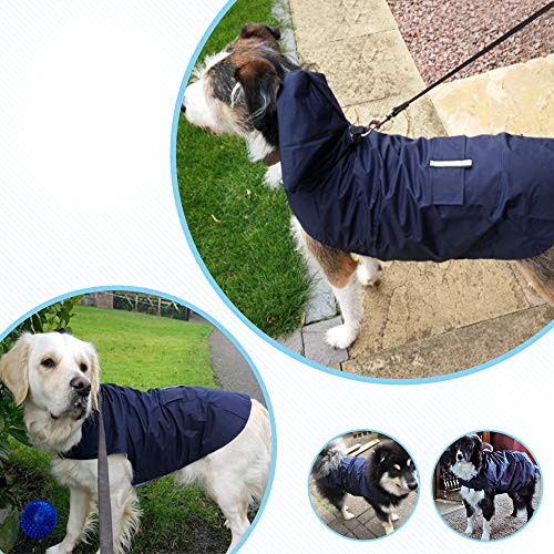 Zellar Impermeable para Perros con Capucha y Collar Agujero y Tiras reflectoras seguras, Ultra-Light Transpirable Impermeable 100% Chaqueta para Lluvia medianos Perro de Raza Grande Zellar Impermeable para Perros con Capucha y Collar Agujero y Tiras reflectoras seguras, Ultra-Light Transpirable Impermeable 100% Chaqueta para Lluvia medianos Perro de Raza Grande