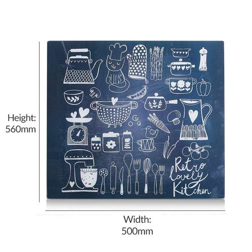 Zeller 26309 Placa de Panel de Cocina, Multicolor, 56x50x3 cm Zeller 26309 Placa de Panel de Cocina, Multicolor, 56x50x3 cm