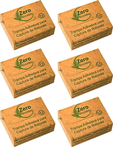 Zero Biocides 6 Trampas para Ratones con atrayente incorporando Fabricadas en EspaƱa Zero Biocides 6 Trampas para Ratones con atrayente incorporando Fabricadas en EspaƱa
