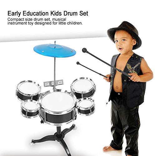 Zerodis Juego de batería para niños de educación temprana Juego de batería para Principiantes Instrumento Musical para niños Puzzle de educación temprana Juguetes para niños