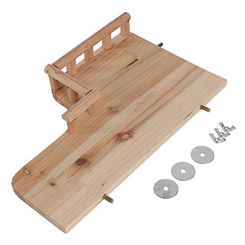 Zerodis Plataforma de Descanso de Madera con barandilla Pequeño trampolín para Mascotas Hamster Trampolín de Salto Plataforma de Soporte para pájaros Mascotas Juguetes de Escalada Zerodis Plataforma de Descanso de Madera con barandilla Pequeño trampolín para Mascotas Hamster Trampolín de Salto Plataforma de Soporte para pájaros Mascotas Juguetes de Escalada