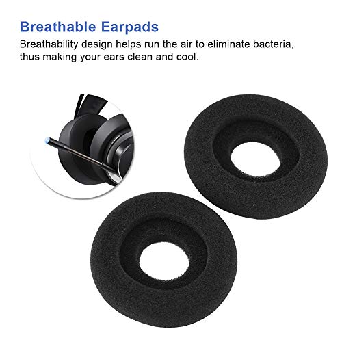 Zerone Almohadillas de Espuma para Auriculares, H2525 HN251N Almohadillas para Auriculares de reemplazo Funda de Esponja para Plantronics Zerone Almohadillas de Espuma para Auriculares, H2525 HN251N Almohadillas para Auriculares de reemplazo Funda de Esponja para Plantronics
