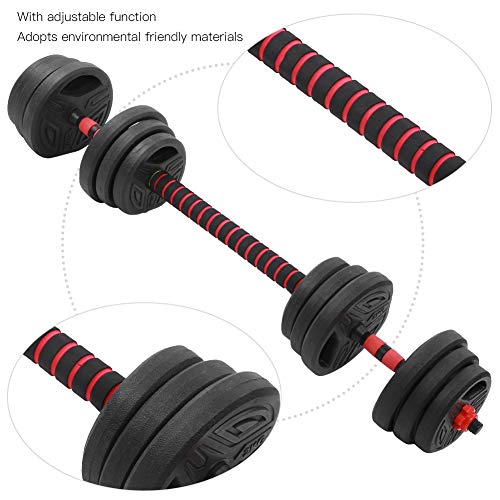 Zerone - Juego de pesas de 20 kg, juego de pesas redondas, para gimnasio en casa con 40 cm Zerone - Juego de pesas de 20 kg, juego de pesas redondas, para gimnasio en casa con 40 cm