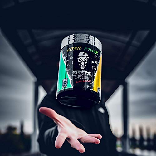 ZETA DRINKS Bebida Energética para gamers en polvo TUBO TROPIC KILL sabor PIÑA COLADA Energía para Esports Y Creadores 300g | 30 Raciones