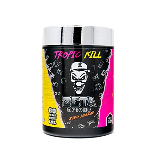 ZETA DRINKS Bebida EnergĂ©tica para gamers en polvo TUBO TROPIC KILL sabor PIĂA COLADA EnergĂa para Esports Y Creadores 300g | 30 Raciones ZETA DRINKS Bebida EnergĂ©tica para gamers en polvo TUBO TROPIC KILL sabor PIĂA COLADA EnergĂa para Esports Y Creadores 300g | 30 Raciones