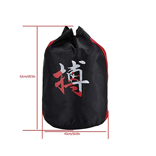 Zetiling Bolsa Deportiva, Oxford Paño de Tela Doble Hombro Mochila de Gran Capacidad Boxeo Sanda para Taekwondo Equipo de protección Almacenamiento de Suministros(# 2)