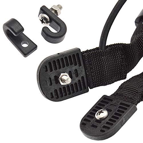 zfdg Kayak Manija de Transporte, 2 Piezas Mango de Canoa para Kayak, Asas para Kayak, Asas para Canoa, Asas Transporte Canoa, para Canoa Kayak Barco Pesca Vela Equipaje Accesorios (Negro)