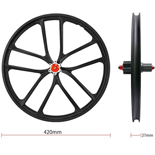 ZFF 20 Pulgadas Bicicleta De Montaña Juego De Ruedas Freno De Disco Rueda Aleación De Magnesio Rueda Integrada 7 8 9 10 Velocidad Casete Liberación Rápida