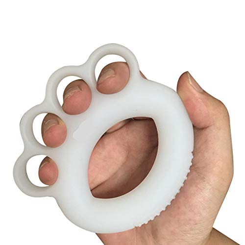 ZFF Grip de Silicona Anillo - Desarrollo Muscular del antebrazo Anillo de la Mano de Silicona Trainer Squeeze videoclip fortalecimiento Muscular Herramienta de formación Dedo Terapia Física