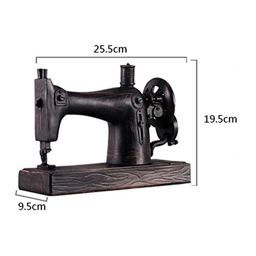 ZFF Retro nostálgico Europea Máquina de coser de resina artesanal adornos decoraciones caseras Modelo Room Cafe Pequeño Mobiliario ZFF Retro nostálgico Europea Máquina de coser de resina artesanal adornos decoraciones caseras Modelo Room Cafe Pequeño Mobiliario
