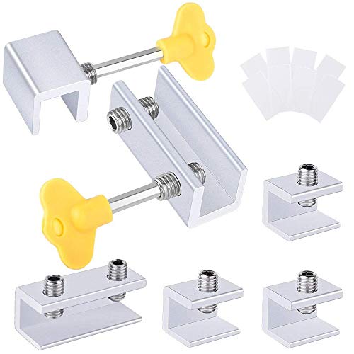 ZFYQ 6 Pack Cerradura de seguridad para ventana corredera ajustable, marco de puerta con cerradura de aleación de aluminio, con cerradura de seguridad y llaves ZFYQ 6 Pack Cerradura de seguridad para ventana corredera ajustable, marco de puerta con cerradura de aleación de aluminio, con cerradura de seguridad y llaves