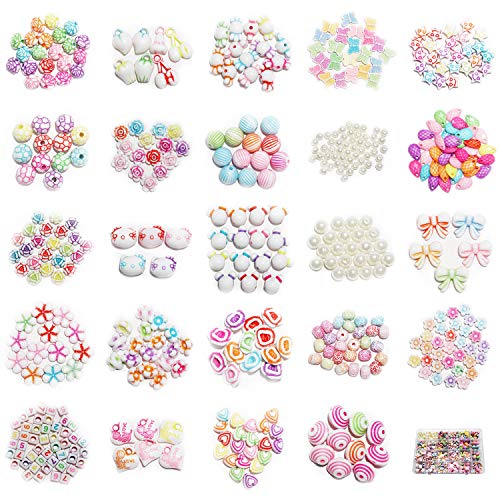 ZFYQ Bricolaje Conjunto de Cuentas de Niños, Cuentas Coloridas para Hacer Joyas para Niños Pulseras de Bricolaje Cuentas de Collares ZFYQ Bricolaje Conjunto de Cuentas de Niños, Cuentas Coloridas para Hacer Joyas para Niños Pulseras de Bricolaje Cuentas de Collares